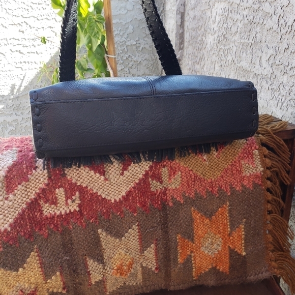 🤩RARE Fossil Leather Fringe Hobo Shoulder Bag‎ - Picture 4 of 12